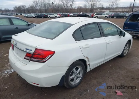 2014 Honda Civic Natural Gas from USA, damaged, VIN 19XFB5F53EE000013